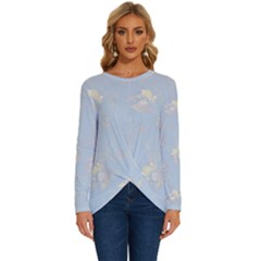 Long Sleeve Crew Neck Pullover Top 
