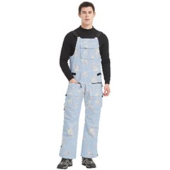 Men s Side Zip Front Pouch Ski And Snowboard Bib Pants	 