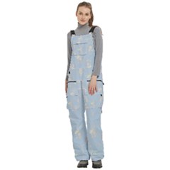 Women s Side Zip Front Pouch Ski And Snowboard Bib Pants	 