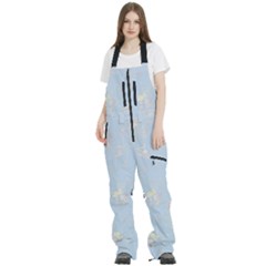 Women s Front Zip Ski And Snowboard Bib Pants 
