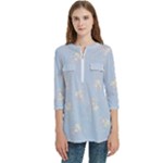 Bluey, Bluey merch, Bluey pattern, Bluey Bluey, bingo, Bluey design, bluey dog Women s Zip Front V-Neck 3/4 Sleeve Casual Top Pocket Shirt Bluey, Bluey merch, Bluey pattern, Bluey Bluey, bingo, Bluey design, bluey dog Women s Zip Front V-Neck 3/4 Sleeve Casual Top Pocket Shirt