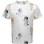 Bluey, Bluey merch, Bluey pattern, Bluey Bluey, bingo, Bluey design, bluey dog Men s Cotton T-Shirt Bluey, Bluey merch, Bluey pattern, Bluey Bluey, bingo, Bluey design, bluey dog Men s Cotton T-Shirt