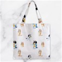 Zipper Grocery Tote Bag 