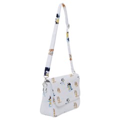Shoulder Bag with Back Zipper 