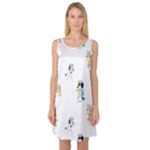 Bluey, Bluey merch, Bluey pattern, Bluey Bluey, bingo, Bluey design, bluey dog Sleeveless Satin Nightdress Bluey, Bluey merch, Bluey pattern, Bluey Bluey, bingo, Bluey design, bluey dog Sleeveless Satin Nightdress