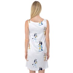 Sleeveless Satin Nightdress Back Sleeveless Satin Nightdress Back