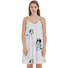 Mini Camis Dress With Pockets 