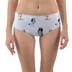 Reversible Mid-Waist Bikini Bottoms 