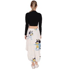 Asymmetrical Ruffle Hem Skirt  