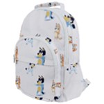 Bluey, Bluey merch, Bluey pattern, Bluey Bluey, bingo, Bluey design, bluey dog Rounded Multi Pocket Backpack Bluey, Bluey merch, Bluey pattern, Bluey Bluey, bingo, Bluey design, bluey dog Rounded Multi Pocket Backpack