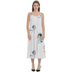 Casual Spaghetti Strap Midi Dress 