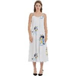 Bluey, Bluey merch, Bluey pattern, Bluey Bluey, bingo, Bluey design, bluey dog Casual Spaghetti Strap Midi Dress Bluey, Bluey merch, Bluey pattern, Bluey Bluey, bingo, Bluey design, bluey dog Casual Spaghetti Strap Midi Dress