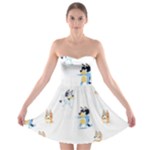 Bluey, Bluey merch, Bluey pattern, Bluey Bluey, bingo, Bluey design, bluey dog Strapless Bra Top Dress Bluey, Bluey merch, Bluey pattern, Bluey Bluey, bingo, Bluey design, bluey dog Strapless Bra Top Dress