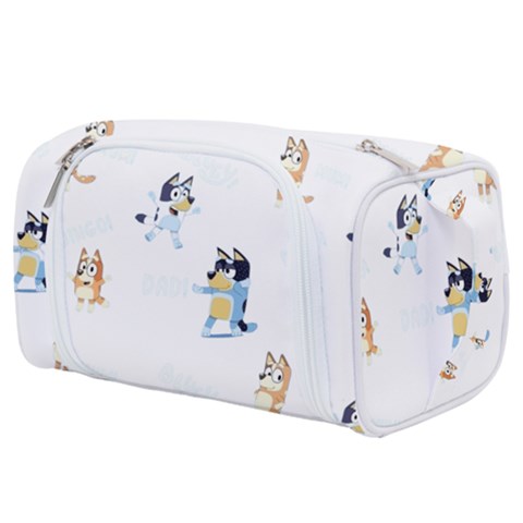 Bluey, Bluey merch, Bluey pattern, Bluey Bluey, bingo, Bluey design, bluey dog Toiletries Pouch from ArtsNow.com
