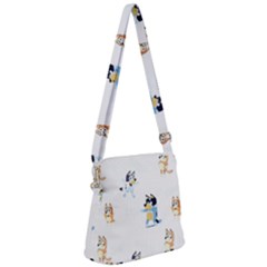 Zipper Messenger Bag 