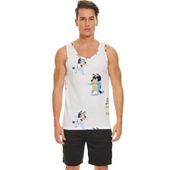 Men s Wide Collar Tank Top 