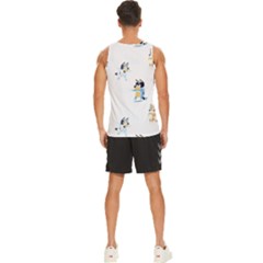 Men s Wide Collar Tank Top 