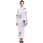 Bluey, Bluey merch, Bluey pattern, Bluey Bluey, bingo, Bluey design, bluey dog Turtleneck Maxi Dress Bluey, Bluey merch, Bluey pattern, Bluey Bluey, bingo, Bluey design, bluey dog Turtleneck Maxi Dress