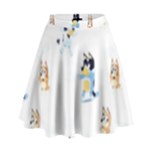Bluey, Bluey merch, Bluey pattern, Bluey Bluey, bingo, Bluey design, bluey dog High Waist Skirt Bluey, Bluey merch, Bluey pattern, Bluey Bluey, bingo, Bluey design, bluey dog High Waist Skirt