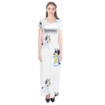 Bluey, Bluey merch, Bluey pattern, Bluey Bluey, bingo, Bluey design, bluey dog Short Sleeve Maxi Dress Bluey, Bluey merch, Bluey pattern, Bluey Bluey, bingo, Bluey design, bluey dog Short Sleeve Maxi Dress