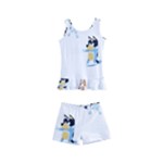 Bluey, Bluey merch, Bluey pattern, Bluey Bluey, bingo, Bluey design, bluey dog Kids Boyleg Swimsuit Bluey, Bluey merch, Bluey pattern, Bluey Bluey, bingo, Bluey design, bluey dog Kids Boyleg Swimsuit