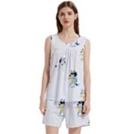 Bluey, Bluey merch, Bluey pattern, Bluey Bluey, bingo, Bluey design, bluey dog Sleeveless Cozy Lounge Set Bluey, Bluey merch, Bluey pattern, Bluey Bluey, bingo, Bluey design, bluey dog Sleeveless Cozy Lounge Set