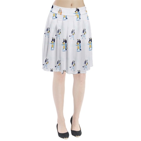 Bluey, Bluey merch, Bluey pattern, Bluey Bluey, bingo, Bluey design, bluey dog Pleated Skirt from ArtsNow.com
