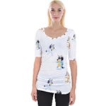 Bluey, Bluey merch, Bluey pattern, Bluey Bluey, bingo, Bluey design, bluey dog Wide Neckline T-Shirt Bluey, Bluey merch, Bluey pattern, Bluey Bluey, bingo, Bluey design, bluey dog Wide Neckline T-Shirt