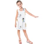 Bluey, Bluey merch, Bluey pattern, Bluey Bluey, bingo, Bluey design, bluey dog Kids Sleeveless Dress Bluey, Bluey merch, Bluey pattern, Bluey Bluey, bingo, Bluey design, bluey dog Kids Sleeveless Dress