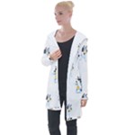 Bluey, Bluey merch, Bluey pattern, Bluey Bluey, bingo, Bluey design, bluey dog Longline Hooded Cardigan Bluey, Bluey merch, Bluey pattern, Bluey Bluey, bingo, Bluey design, bluey dog Longline Hooded Cardigan