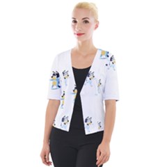 Cropped Button Cardigan 