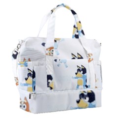 Sports Shoulder Bag with Shoes Compartment 