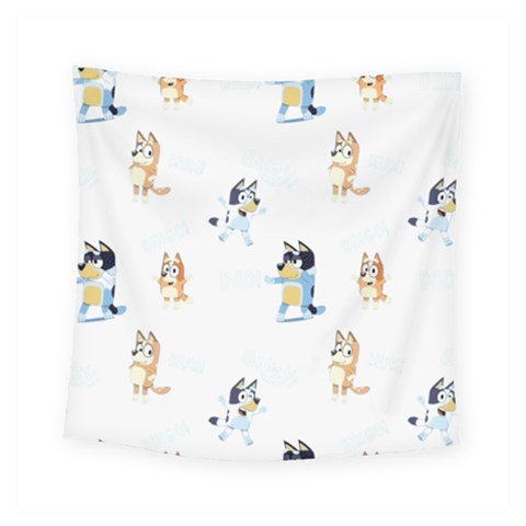 Bluey, Bluey merch, Bluey pattern, Bluey Bluey, bingo, Bluey design, bluey dog Square Tapestry (Small) from ArtsNow.com