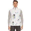 Men s High Neck Button Up Puffer Vest 