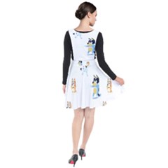 Plunge Pinafore Dress 