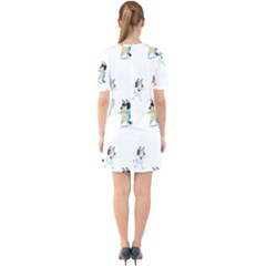 Sixties Short Sleeve Mini Dress 