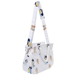 Rope Handles Shoulder Strap Bag 