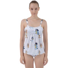Twist Front Tankini Set 