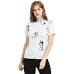 Bluey, Bluey merch, Bluey pattern, Bluey Bluey, bingo, Bluey design, bluey dog Women s Short Sleeve Rash Guard Bluey, Bluey merch, Bluey pattern, Bluey Bluey, bingo, Bluey design, bluey dog Women s Short Sleeve Rash Guard
