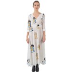 Bluey, Bluey merch, Bluey pattern, Bluey Bluey, bingo, Bluey design, bluey dog Button Up Boho Maxi Dress Bluey, Bluey merch, Bluey pattern, Bluey Bluey, bingo, Bluey design, bluey dog Button Up Boho Maxi Dress