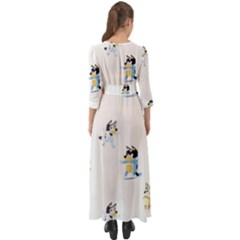 Button Up Boho Maxi Dress 