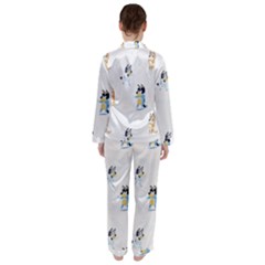 Women s Long Sleeve Satin Pajamas Set 