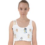 Bluey, Bluey merch, Bluey pattern, Bluey Bluey, bingo, Bluey design, bluey dog Velvet Racer Back Crop Top Bluey, Bluey merch, Bluey pattern, Bluey Bluey, bingo, Bluey design, bluey dog Velvet Racer Back Crop Top