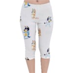 Bluey, Bluey merch, Bluey pattern, Bluey Bluey, bingo, Bluey design, bluey dog Velvet Capri Leggings Bluey, Bluey merch, Bluey pattern, Bluey Bluey, bingo, Bluey design, bluey dog Velvet Capri Leggings