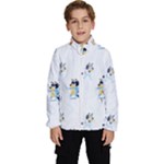 Bluey, Bluey merch, Bluey pattern, Bluey Bluey, bingo, Bluey design, bluey dog Kids High Neck Windbreaker Bluey, Bluey merch, Bluey pattern, Bluey Bluey, bingo, Bluey design, bluey dog Kids High Neck Windbreaker