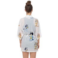 Half Sleeve Chiffon Kimono 