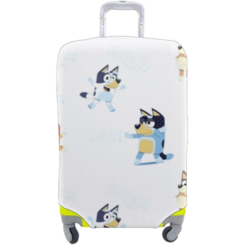 Bluey, Bluey merch, Bluey pattern, Bluey Bluey, bingo, Bluey design, bluey dog Luggage Cover (Large) from ArtsNow.com