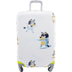 Bluey, Bluey merch, Bluey pattern, Bluey Bluey, bingo, Bluey design, bluey dog Luggage Cover (Large) from ArtsNow.com