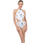 Bluey, Bluey merch, Bluey pattern, Bluey Bluey, bingo, Bluey design, bluey dog Halter Side Cut Swimsuit Bluey, Bluey merch, Bluey pattern, Bluey Bluey, bingo, Bluey design, bluey dog Halter Side Cut Swimsuit