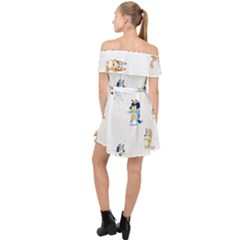 Off Shoulder Chiffon Dress 